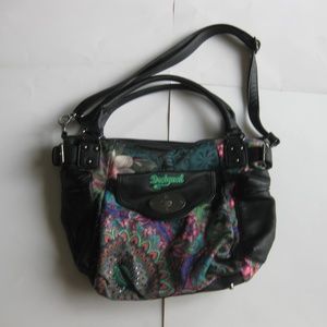 Desingual large purse with hand or shoulder straps